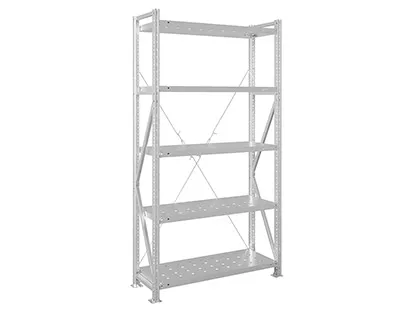 Стеллаж MS U 2000x1000x400/5 перфорированные полки
