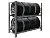 Стеллаж MS Pro 1200/1353x606 стационарный для хранения 8 шин *